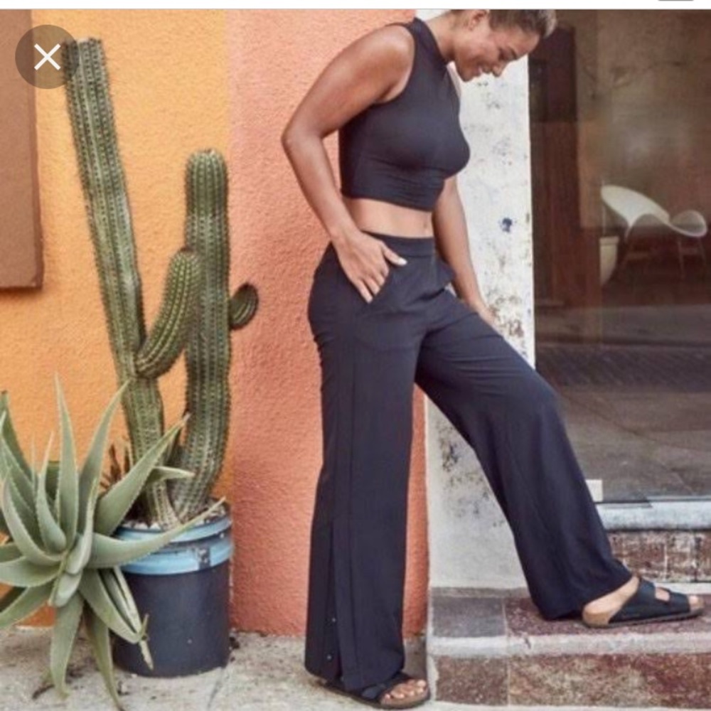 Athleta Wide leg Gramercy Pants 12P